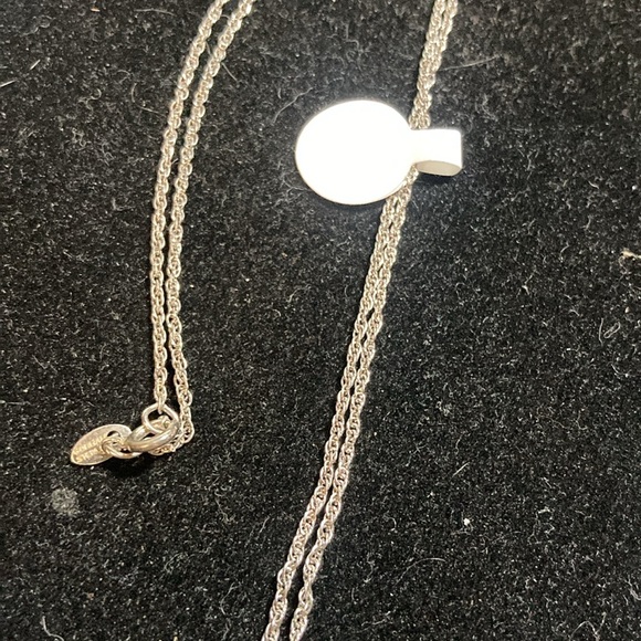 Sterling Thomas L Mott butterfly wing pendant with chain. - Picture 6 of 7